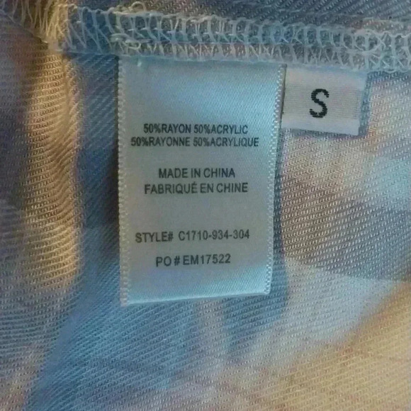 Cloth & Stone Pink Gray White Plaid Popover SOFT Size Small - Picture 8 of 9